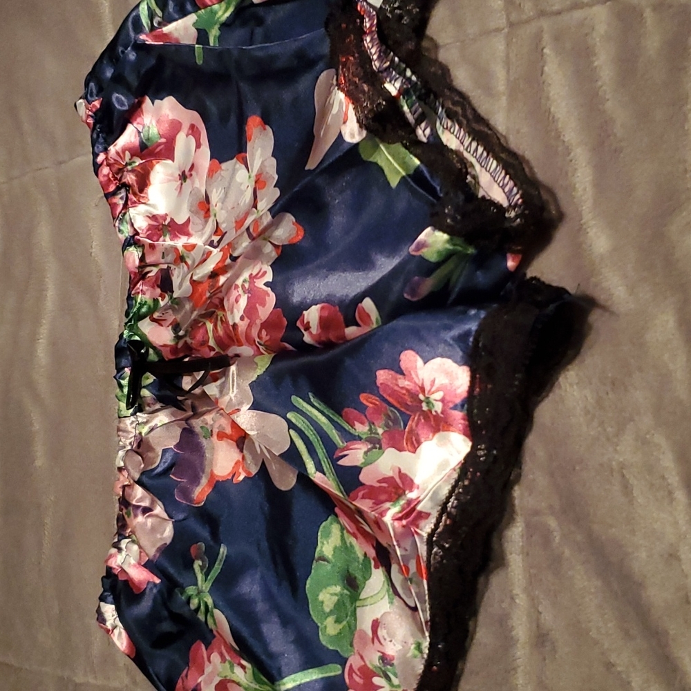 Satin shorts